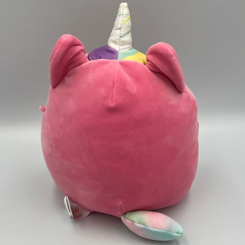 Squishmallows Plush Caticorn 8in Pink Very Good 1pc Rainbow Star Eye 2024